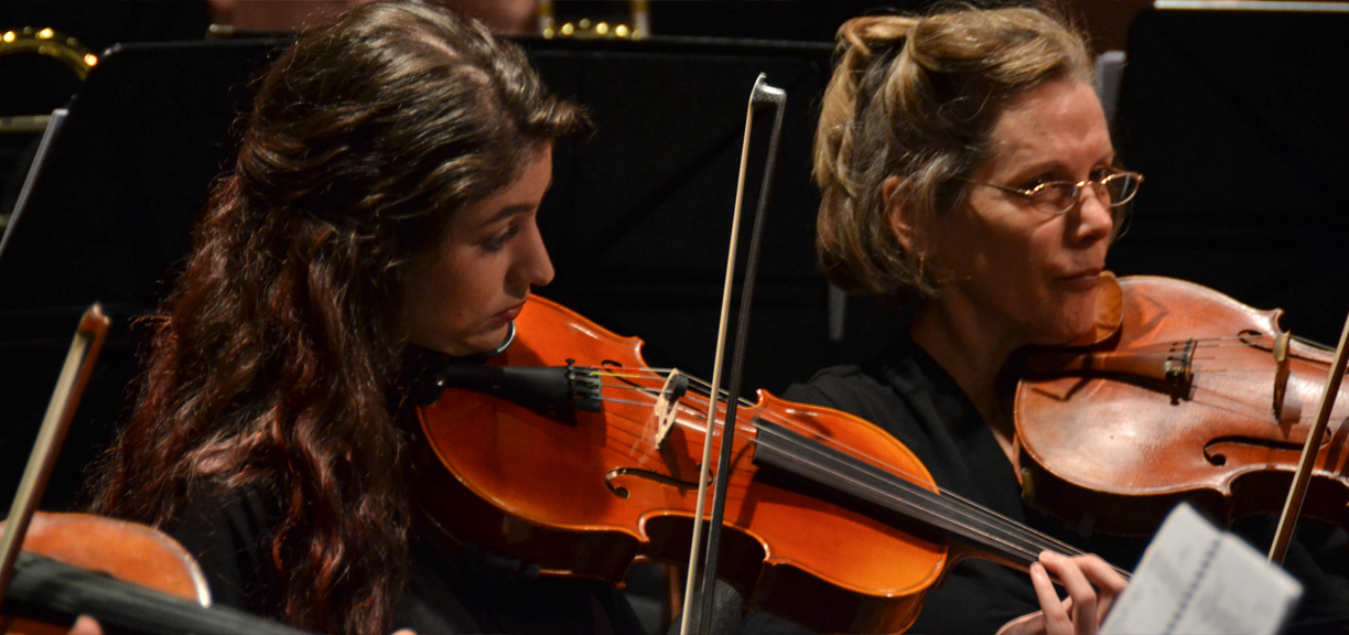 Orchestra Strings for Lamb of God performance